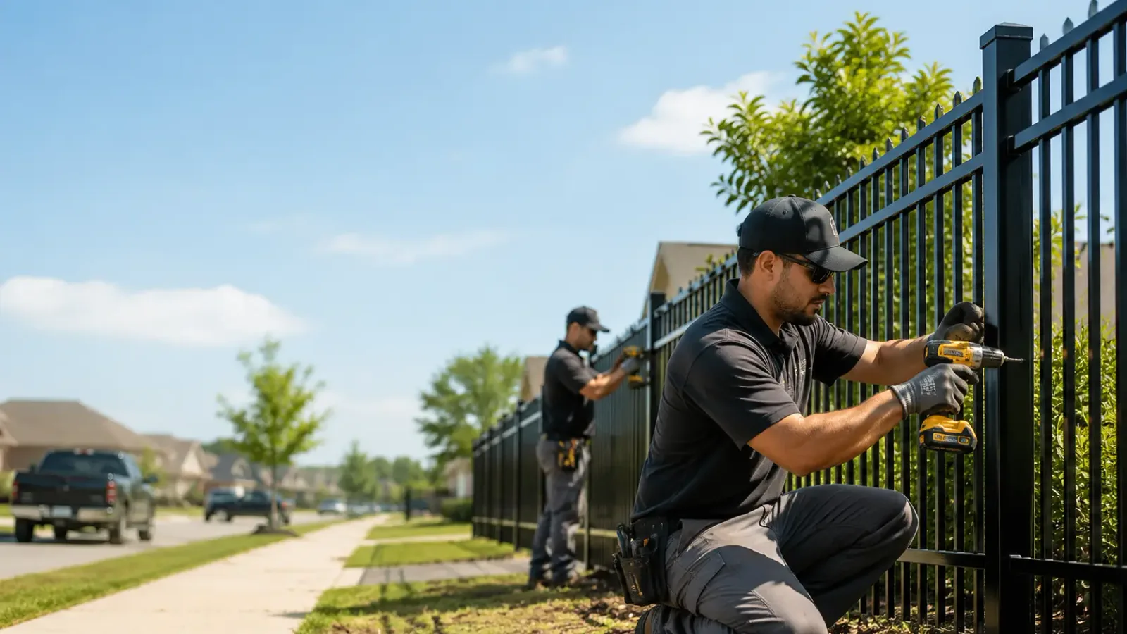 Metal Fence Installation in Pineville, LA